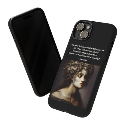 “Leave Your Mark” – Hypatia Quote Tough Phone Case