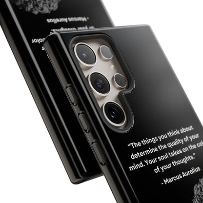 “Color of Thought” – Marcus Aurelius Quote Tough Phone Case