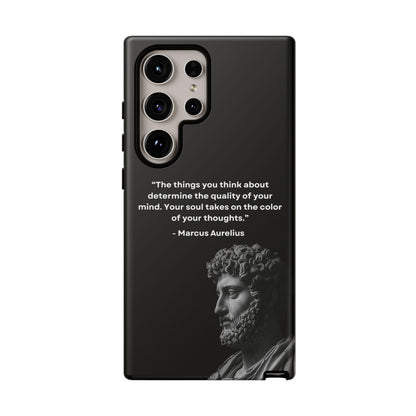 “Color of Thought” – Marcus Aurelius Quote Tough Phone Case