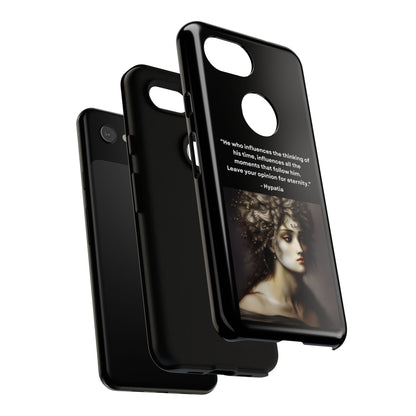 “Leave Your Mark” – Hypatia Quote Tough Phone Case