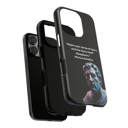 “Strength Within” – Marcus Aurelius Quote Tough Phone Case
