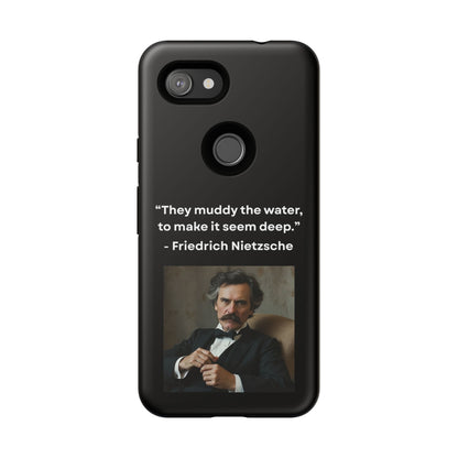 “False Depth” – Friedrich Nietzsche Quote Tough Phone Case