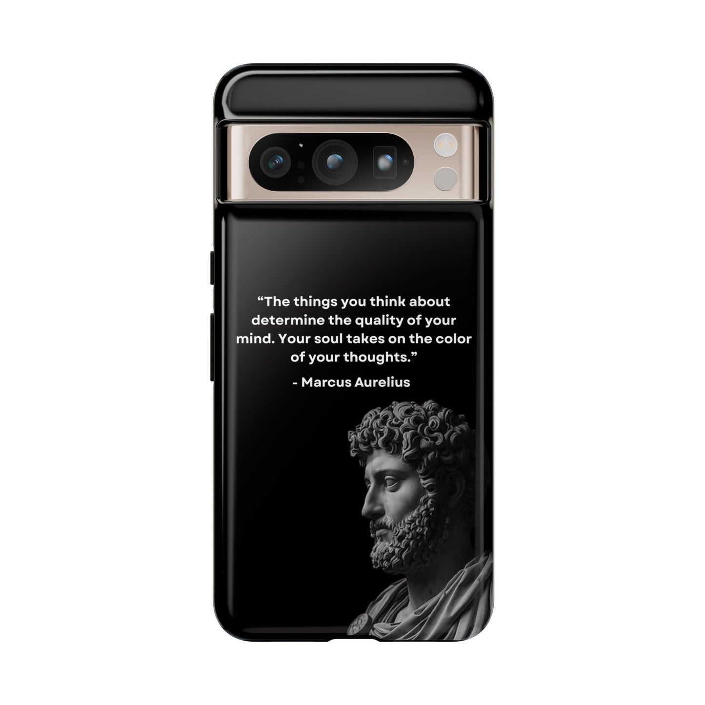 “Color of Thought” – Marcus Aurelius Quote Tough Phone Case