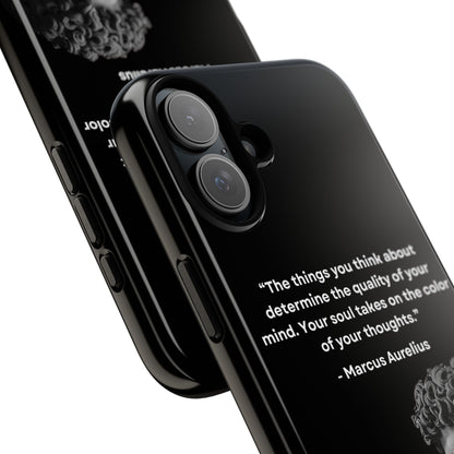 “Color of Thought” – Marcus Aurelius Quote Tough Phone Case