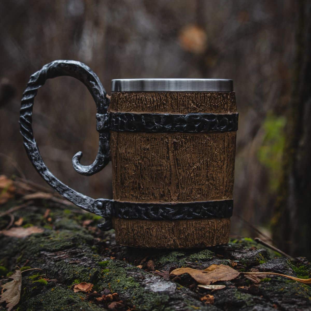 Ancient Treasures' Heavy Viking Stainless Steel Tankard Mug